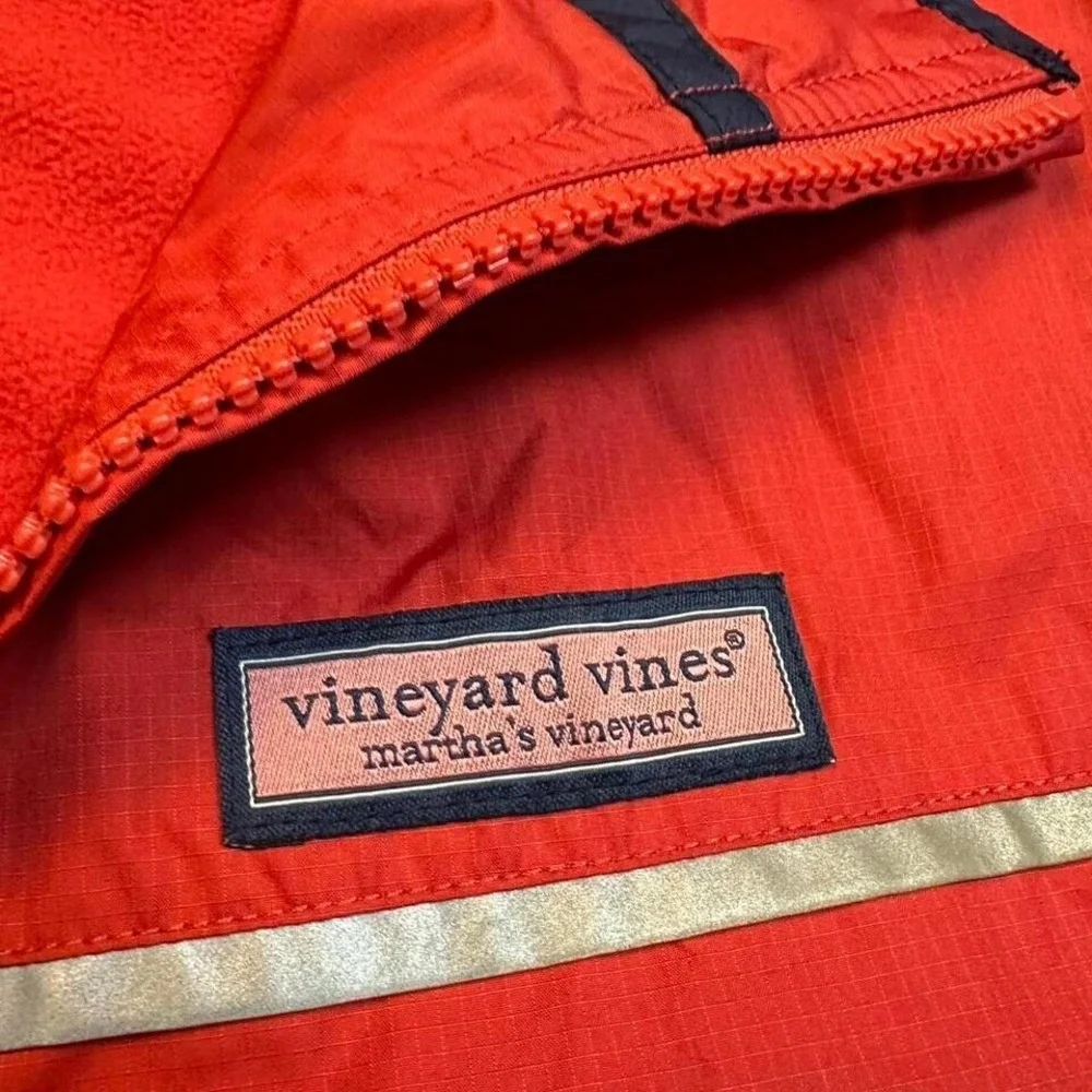 Vineyard Vines Vest Martha's Vineyard‎ Performance Full Zip Men's XS Red